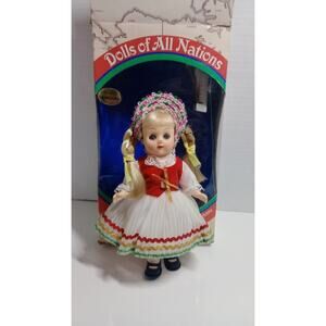 Vintage Dolls Of All Nations Hungary Approx 8 Inches Tall